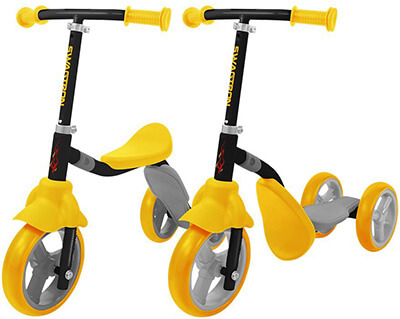 K2 Toddler 3 Wheel Scooter & Ride-On Balance Trike 2-in-1