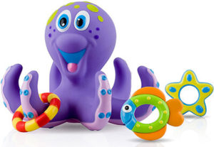 Nuby Octopus Hoopla Bathtime Fun Toys