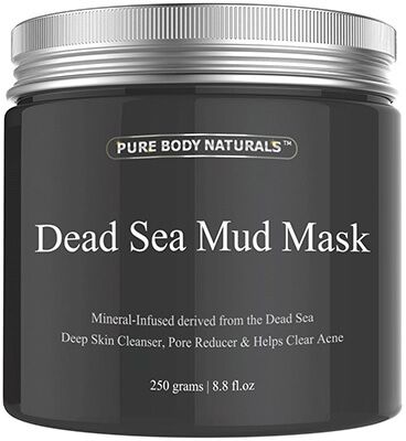 Pure Body Naturals Dead Sea Mud Mask for Face and Body