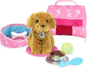 Sophias Pets for 18 Inch Dolls Complete Puppy Dog Play Set