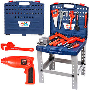 68-Piece-Workbench-W-Realistic-Tools-&-ELECTRIC-DRILL-for-Construction-Workshop-Tool