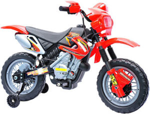 Aosom 6V Kids Ride On Electric Motocross Dirt Bike